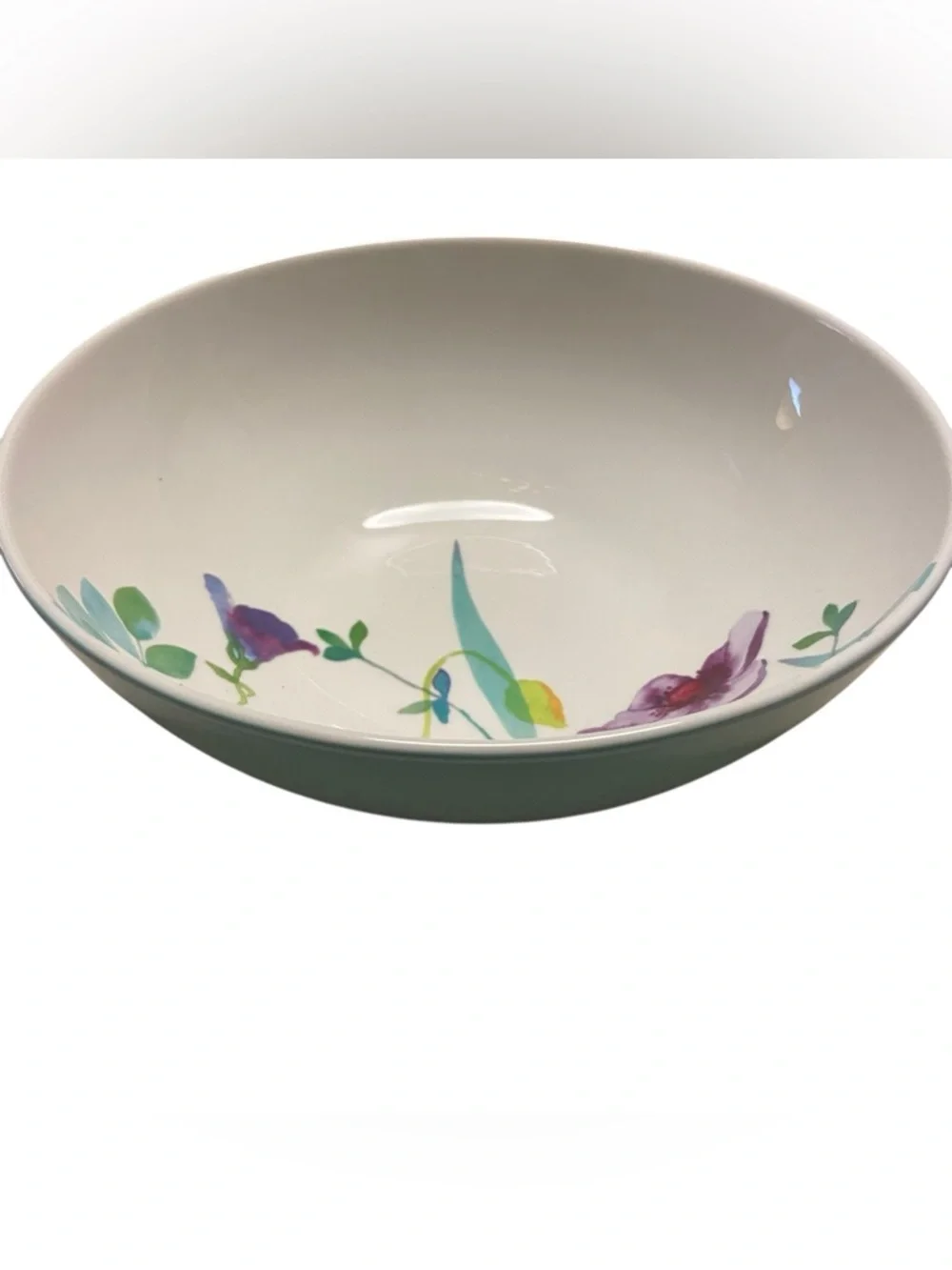 Portmeirion Water Garden Serving Bowl Floral 9.5” Oven To Table Dishwasher safe